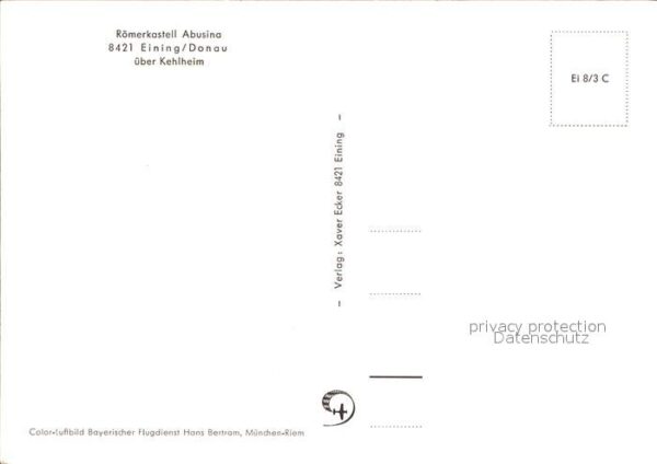 Eining Römerkastell Fliegeraufnahme – Bild 2