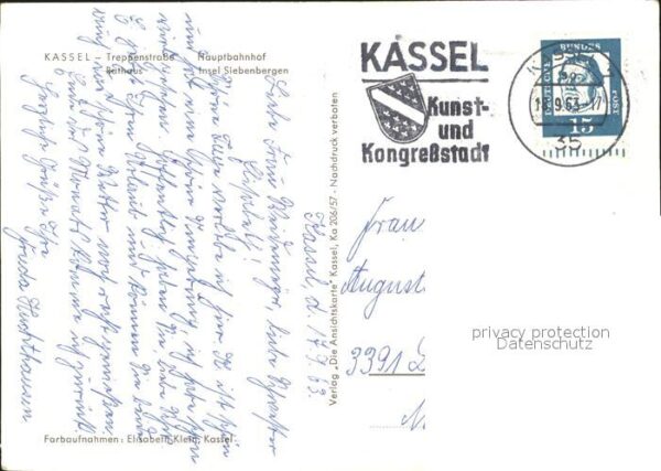 Kassel Treppenstrasse Hauptbahnhof Rathaus Ins – Bild 2