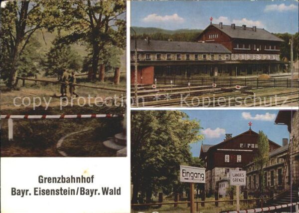 Bayrisch Eisenstein Grenzbahnhof Landesgrenze