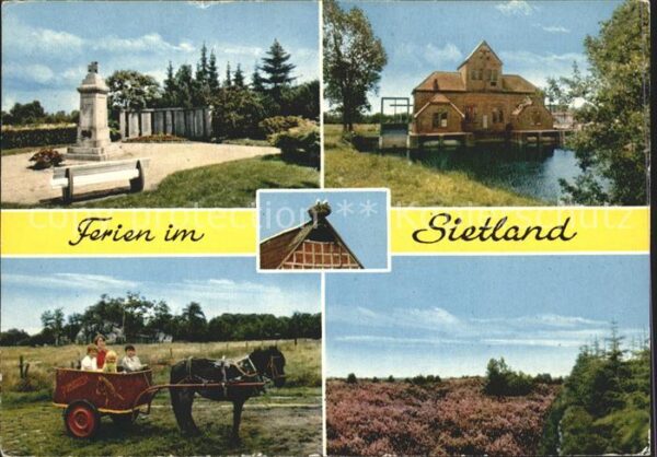 Ihlienworth Ferien im Sietland Denkmal Teichhaus Po