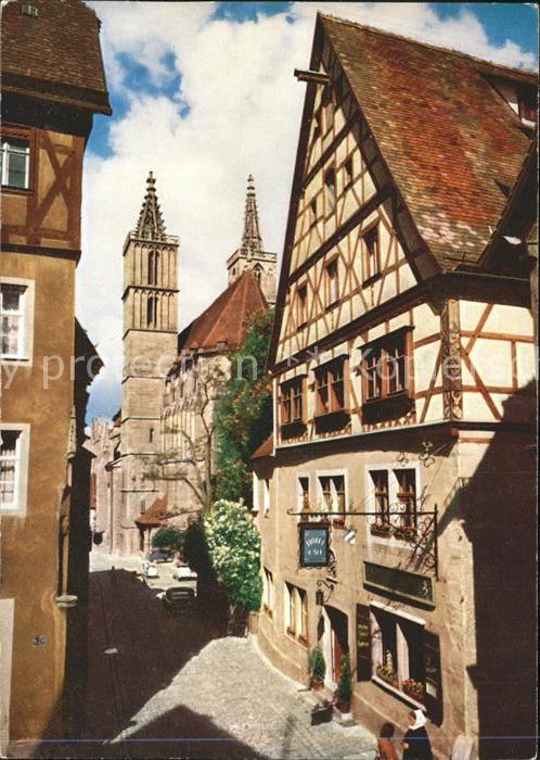 Rothenburg Tauber Hotel Cafe Reichsküchenmeister St Jakob