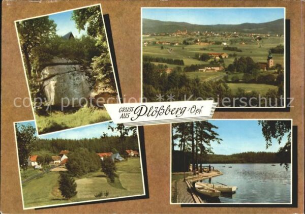 Ploessberg Oberpfalz Felsformation Panorama Bootspartie