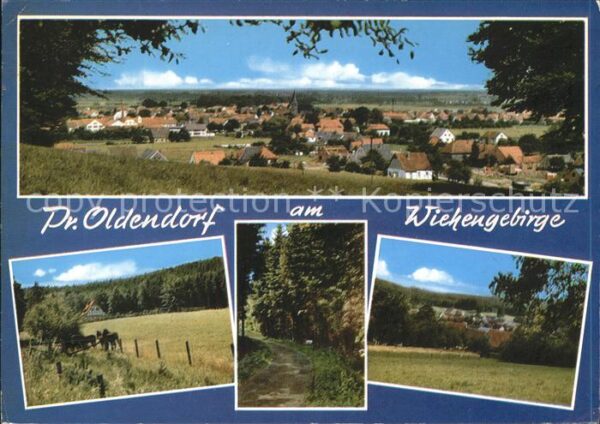 Preussisch Oldendorf Wiehengebirge Panorama Landschaft