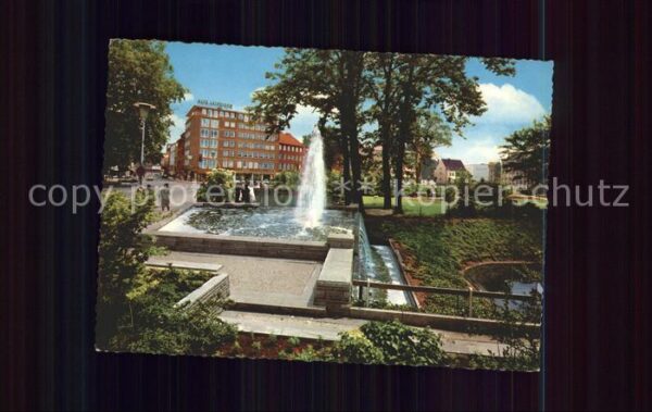 Muenster Westfalen Engelenschanze Springbrunnen