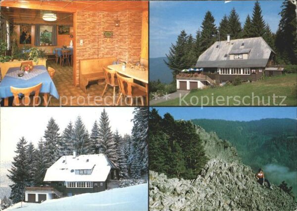 Seebach Ortenaukreis Rasthaus Bosenstein Gaststube