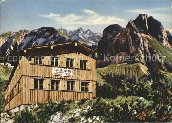 Pfronten Ostlerhütte am Breitenberg mit Rossberg