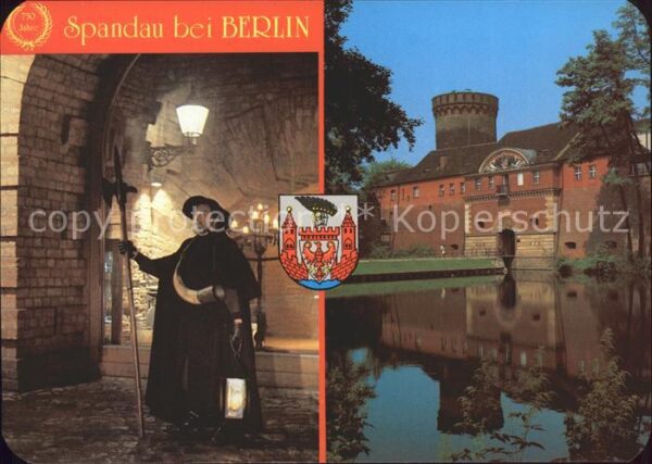 Spandau Berlin Nachtwächter Zitadelle mit Juliusturm