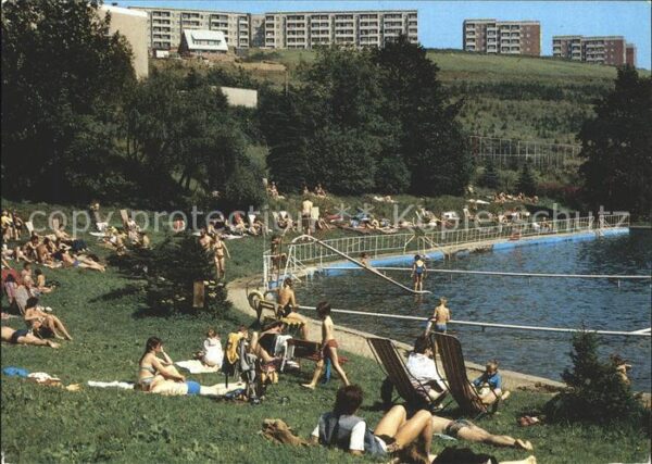 Oberwiesenthal Erzgebirge Freibad Liegewiese