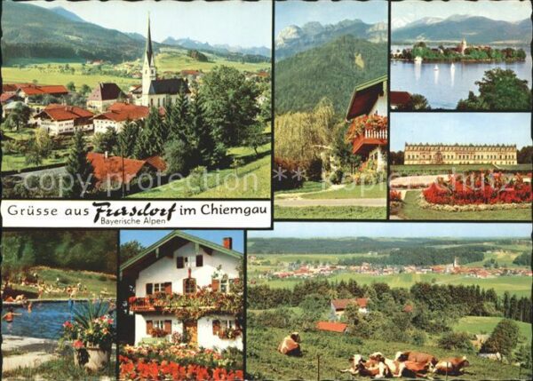 Frasdorf Orts und Teilansichten Panorama See Kam