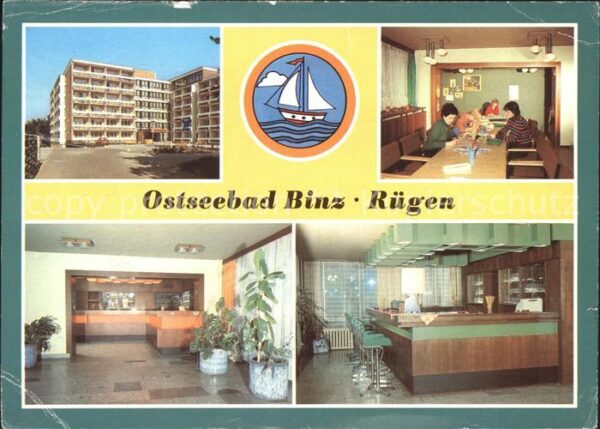 Binz Ruegen FDGB Urlauberwohnheim Pomorze Zirkelrau