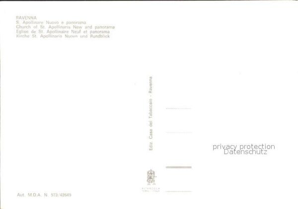 Ravenna Italia S Apollinare Nuovo e panorama – Bild 2