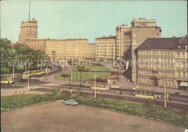 Leipzig Rossplatz mit Ringbebauung