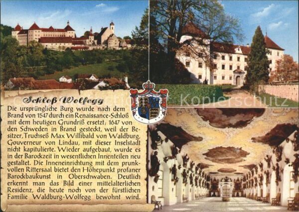 Wolfegg Schloss Wolfegg Schlosshalle