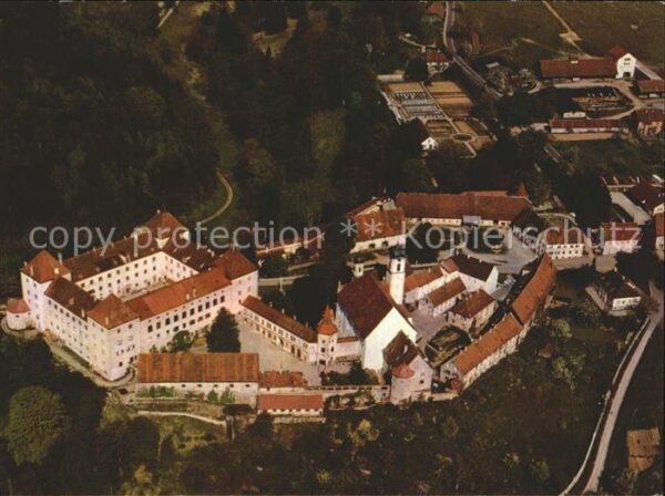 Wolfegg Schloss Wolfegg mit Barockkirche Fliege