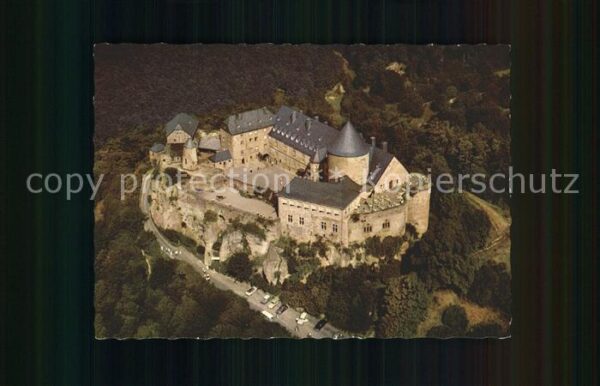 Edersee Schloss Waldeck Fliegeraufnahme