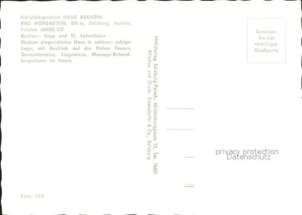 Bad Hofgastein Haus Arkadia – Bild 2