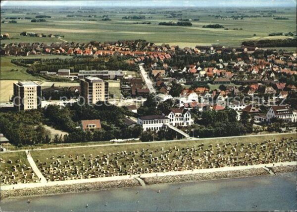 Buesum Nordseebad Fliegeraufnahme