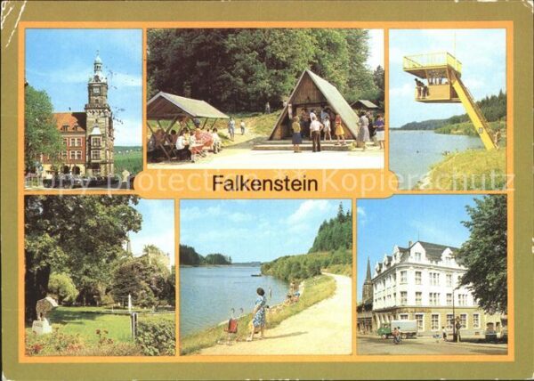 Falkenstein Vogtland Rathaus Talsperre Falkenstein Schlossfe
