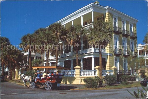 Charleston South Carolina Strassenpartie Pferdewagen