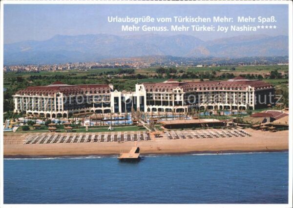 Manavgat Hotel Joy Nashira Fliegeraufnahme