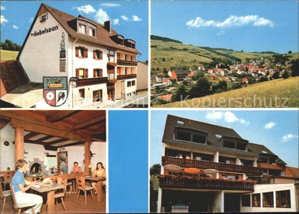 Mespelbrunn Hotel Hobelspan Gaststube Terrasse Orts