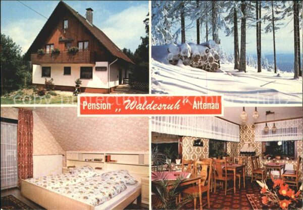 Altenau Harz Pension Waldesruh Zimmer Gastraum