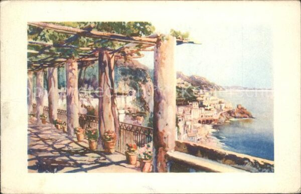 Amalfi Künstlerkarte Terrasse