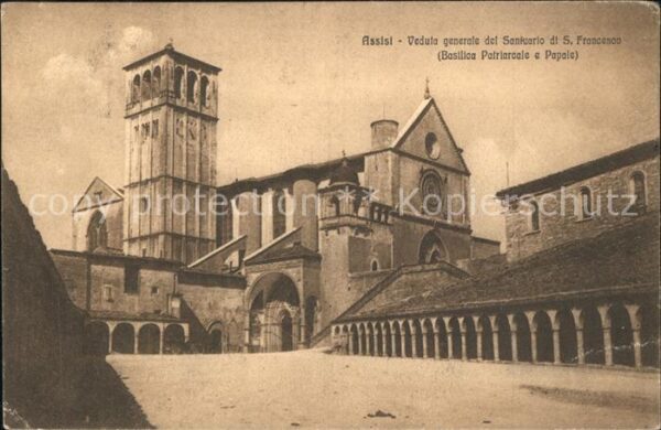 Assisi Umbria Basilica Patriacale e Popole