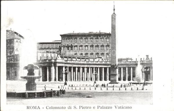 Roma Rom Colonnato di S. Pietro e Palazzo Vatica