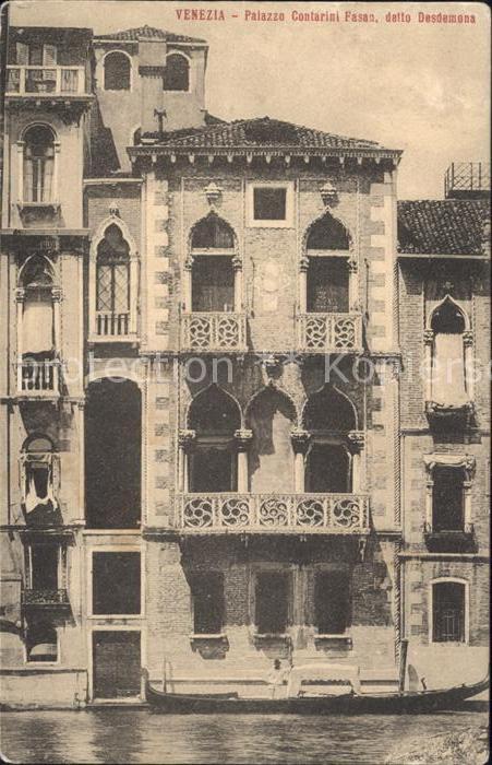Venezia Venedig Palazzo Contarini Fasan detto Desdemona