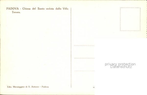 Padova Chiesa del Santo veduta dall Villa Trev – Bild 2