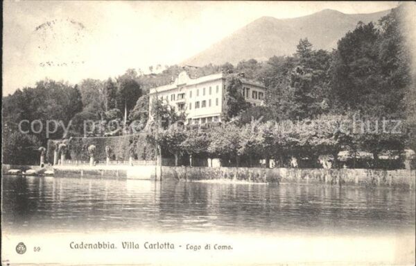 Cadenabbia Lago di Como Villa Carlotta