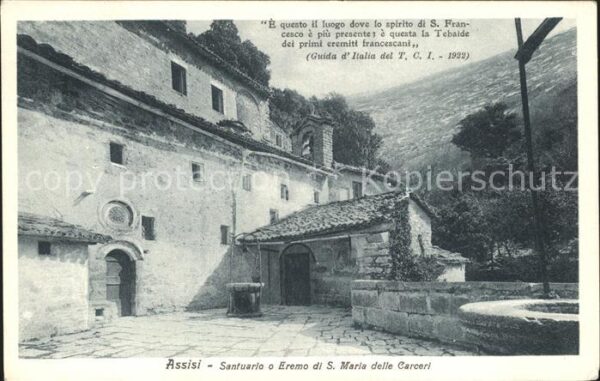 Assisi Umbria Santuario o Eremo di S. Maria delle Car
