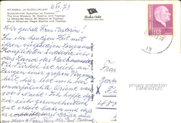 Istanbul Constantinopel Fliegeraufnahme Blaue Moschee Hagia Sop – Bild 2