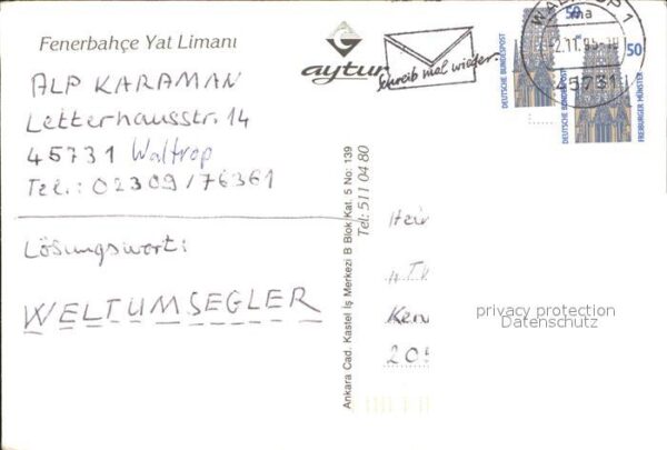 Tuerkei Turkey Fenerbahce Yat Limani Hafen – Bild 2
