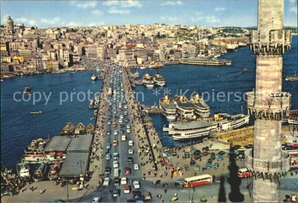 Istanbul Constantinopel Galata Brücke