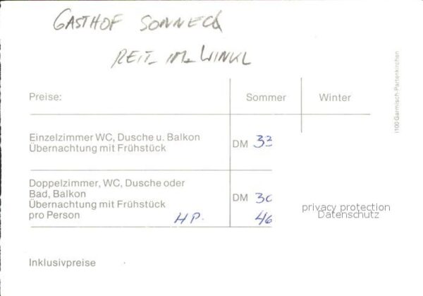 Reit Winkl Gasthaus Sonneck – Bild 2