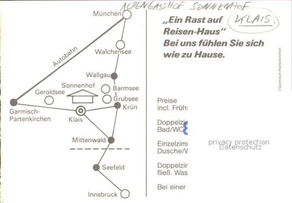 Klais Alpengasthof Sonnenhof – Bild 2