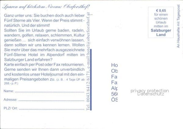 Sankt Johann Haide Oberforsthof Hotel – Bild 2