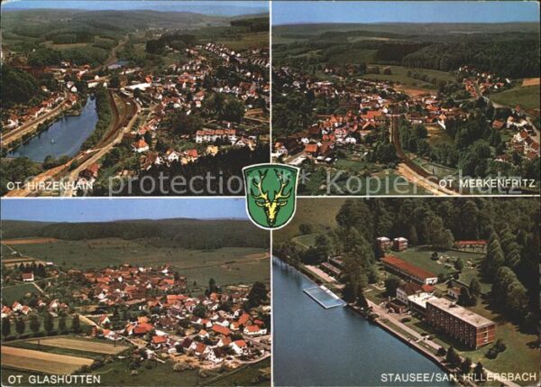 Hirzenhain Wetteraukreis Merkenfritz Stausee Glashütten