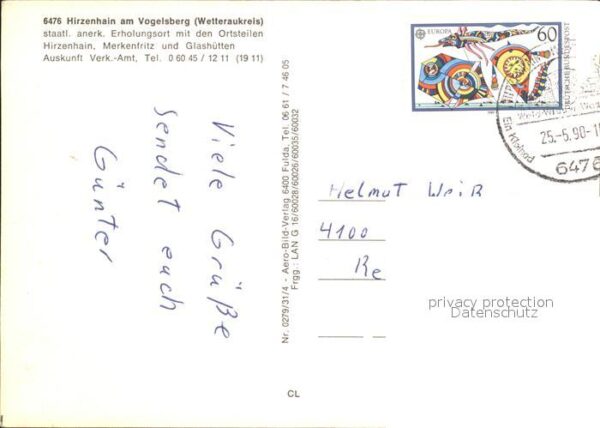 Hirzenhain Wetteraukreis Merkenfritz Stausee Glashütten – Bild 2