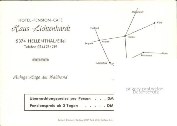 Hellenthal Eifel Hotel Pension Haus Lichtenhardt – Bild 2