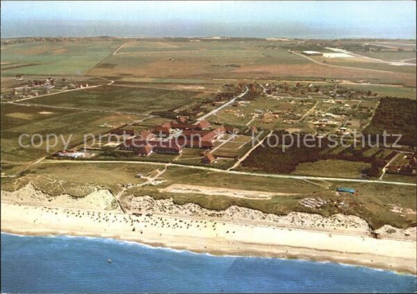Westerland Sylt Fliegeraufnahme Strand
