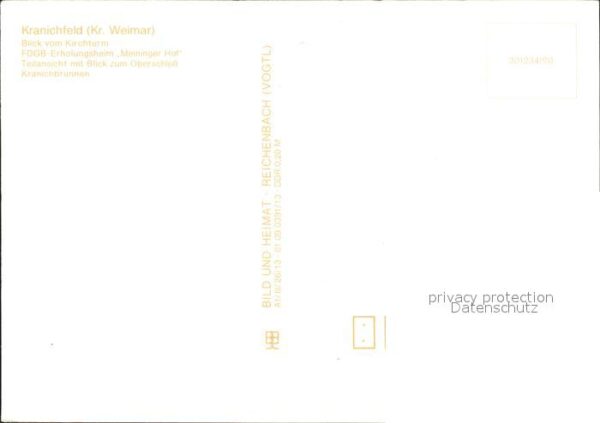 Kranichfeld FDGB Erholungsheim Meininger Hof Obersc – Bild 2