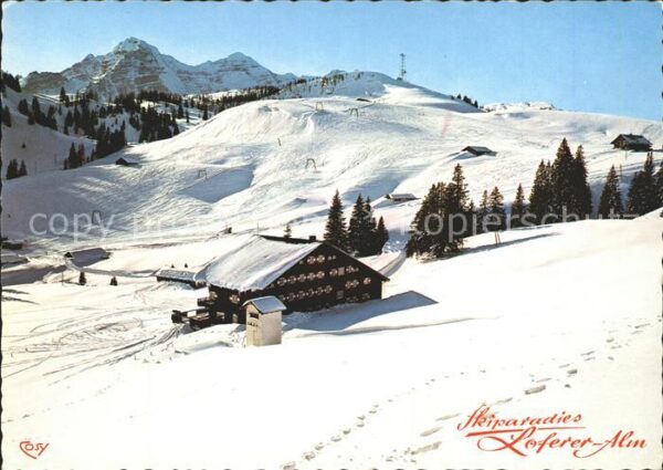 Lofer Loferer Alm Skigebiet Haus Gertraud in