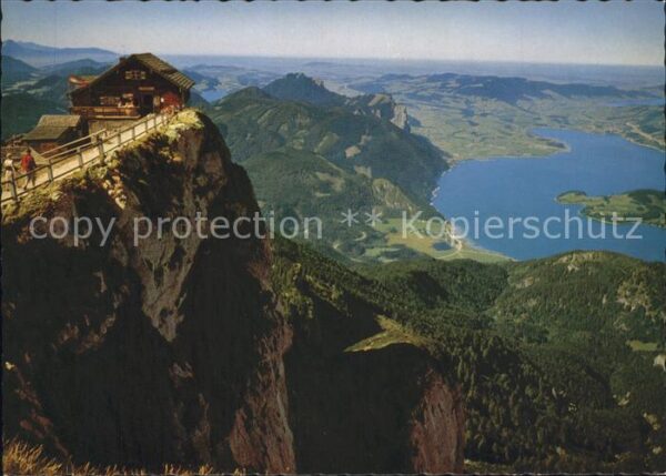 Schafberg Salzkammergut Himmelspforte-Hütte Fliegeraufnahme
