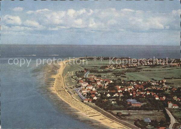 Cuxhaven Nordseebad Fliegeraufnahme