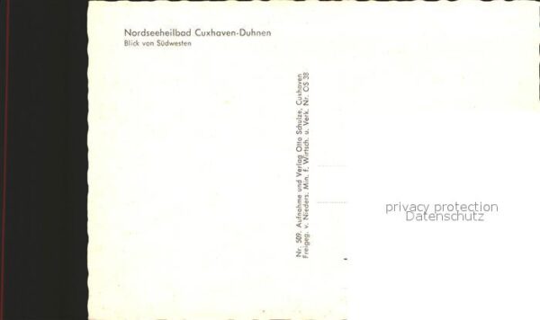 Cuxhaven Nordseebad Fliegeraufnahme – Bild 2