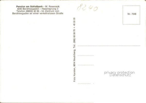 Berchtesgaden Pension am Schloßpark – Bild 2