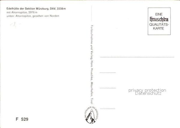 Ahorn Coburg Edelhütte Sektion Würzburg – Bild 2